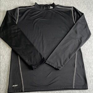 New Balance Black Long Sleeve Athletic Shirt L 14/16